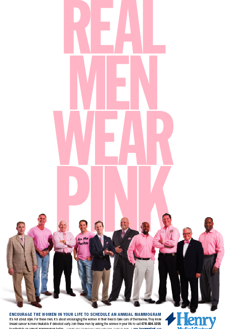 Real Men Wear Pink - Victor Magazine